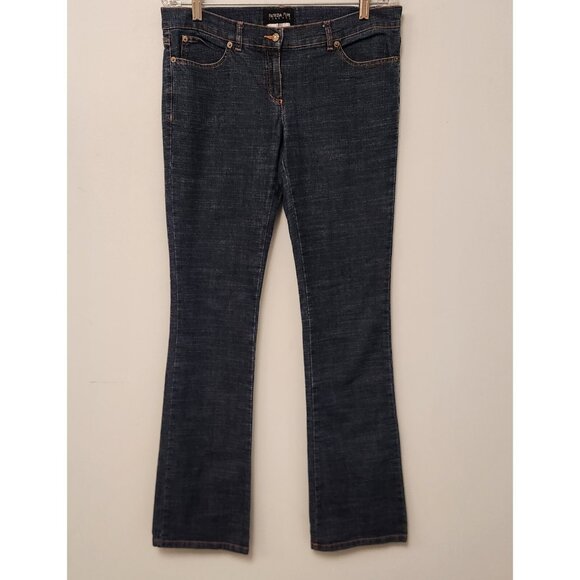 Patrizia Pepe Firenze Skinny Jeans Size 46 (33x34.5) Boot Cut Blue Denim‎ EUC - Picture 5 of 16